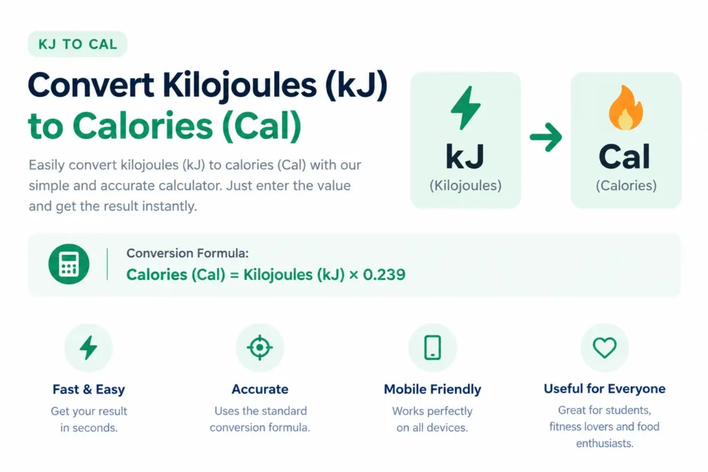 KJ TO CAL CONVERTE